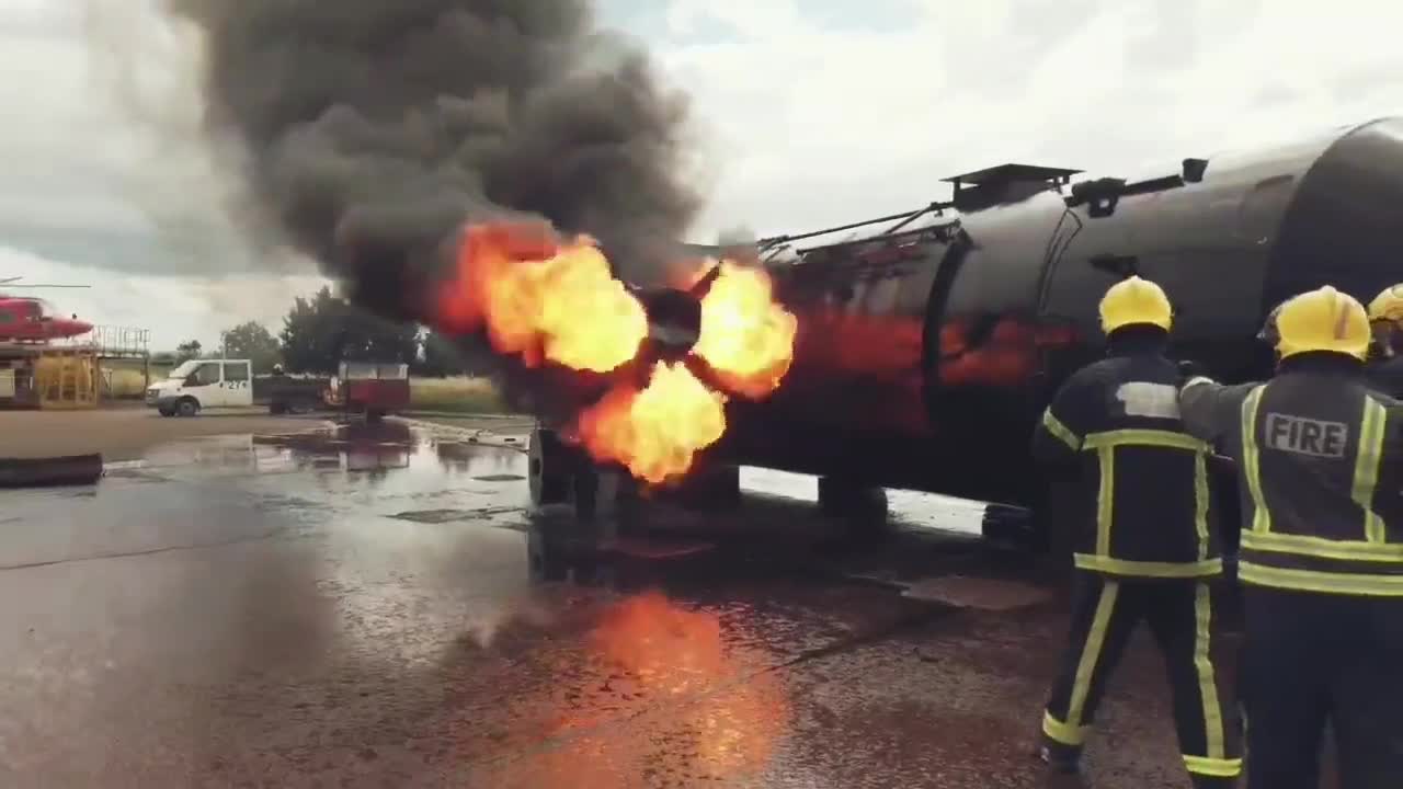 German Airforce Firefighter Training