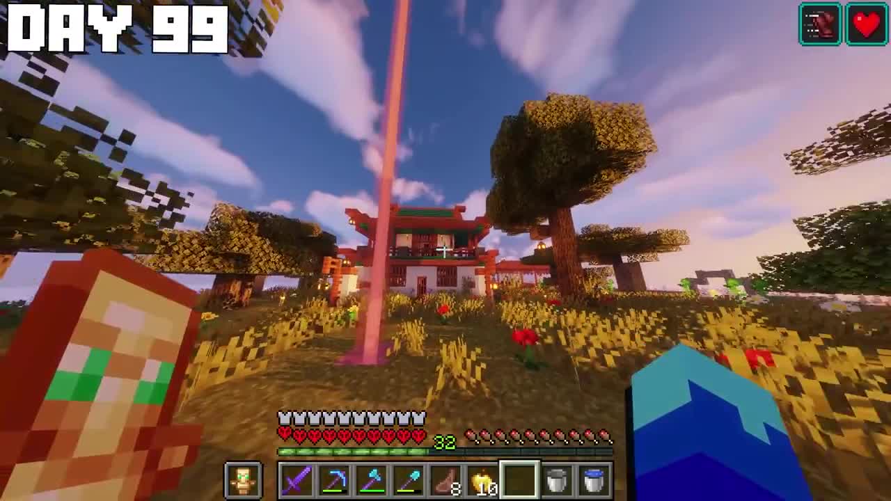 Minecraft I SURVIVED 100 DAYS ON MINECRAFTS WORST SEED _ MINECRAFT HARDCORE