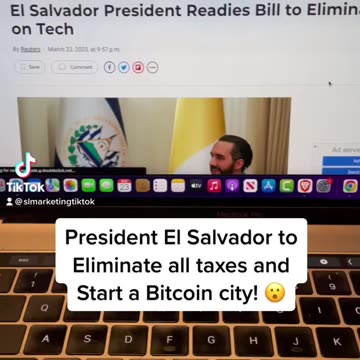 El Salvador To Eliminate Taxes and Create Bitcoin City