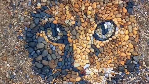 Stones Artwork|| Artwork Using Found Stones