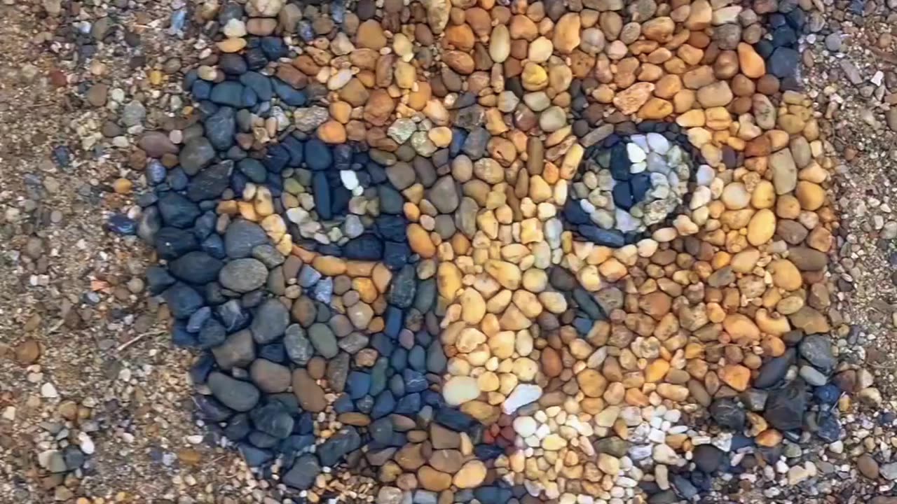 Stones Artwork|| Artwork Using Found Stones