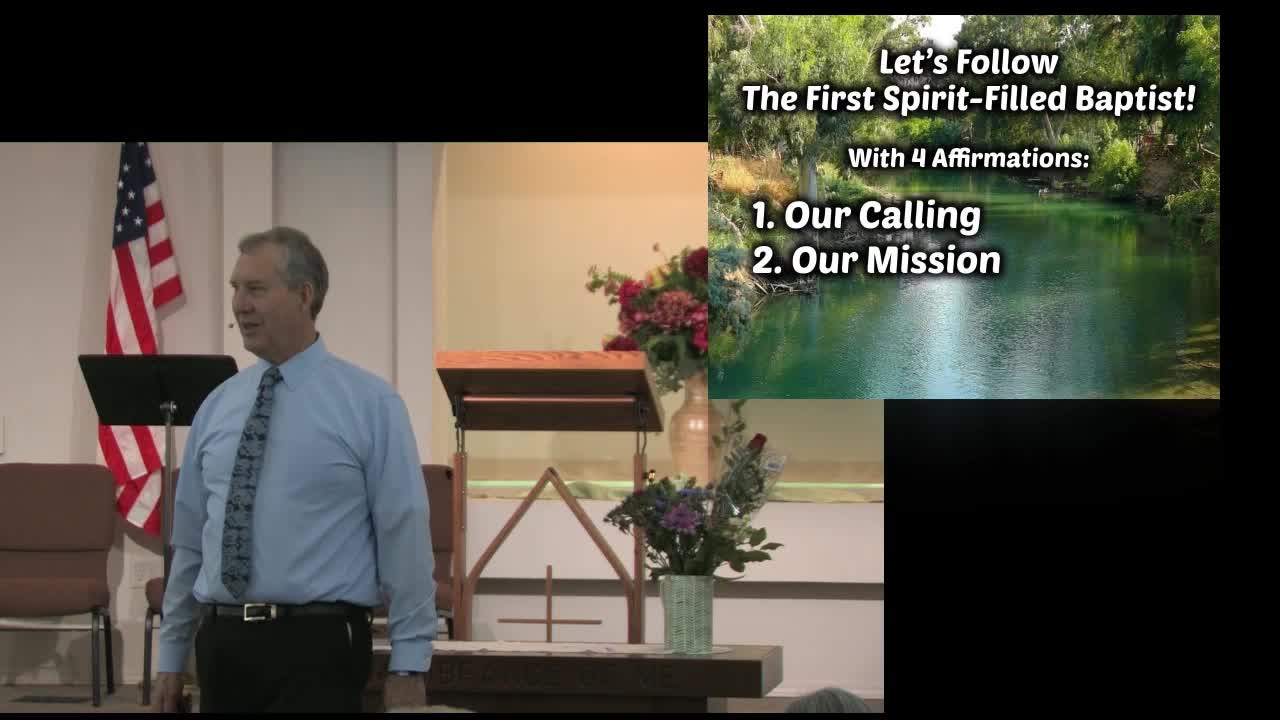 The First Spirit-Filled Baptist - Message Only