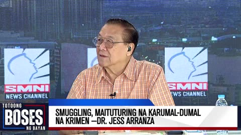 Smuggling, maituturing na karumal-dumal na krimen —Dr. Jess Arranza