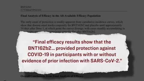 10K New Pfizer Docs Reveals FDA Knew Natural Immunity Works, Vaccine Fertility Effects UNKNOWN