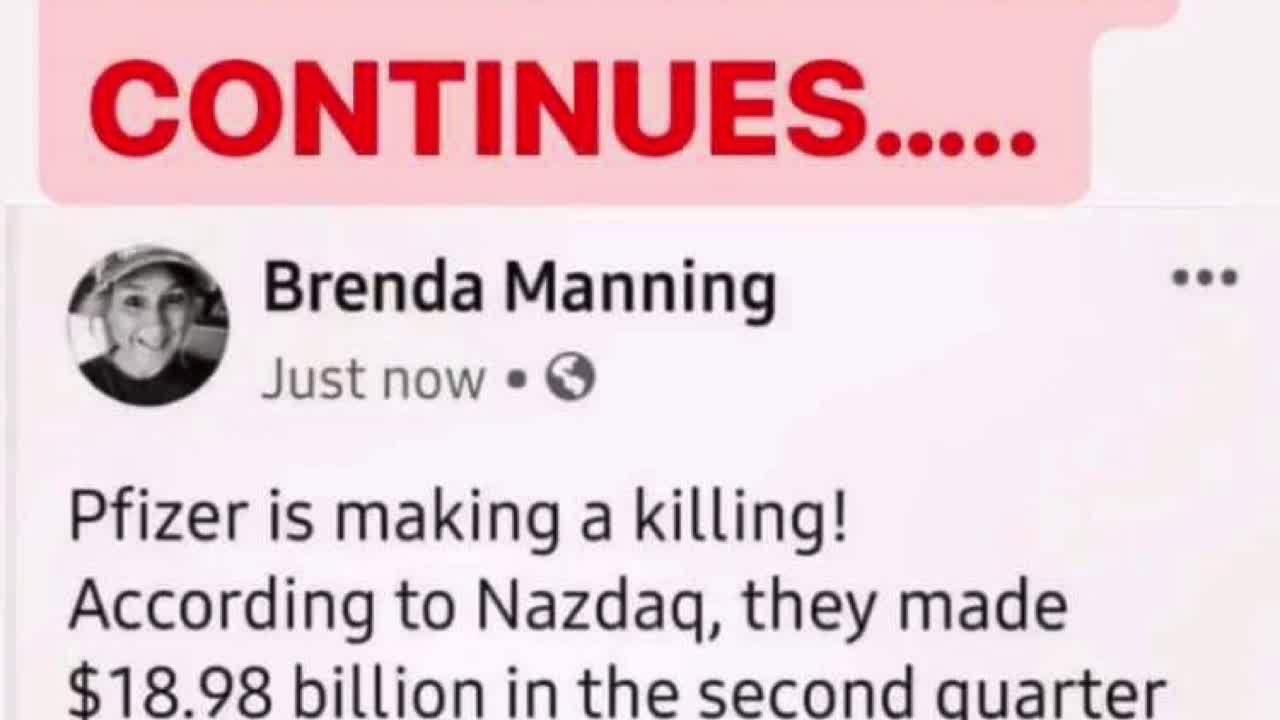 Pfizer making a killing!