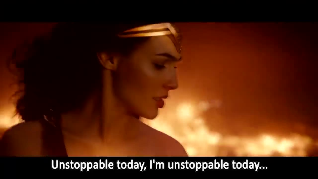 SIA - Unstoppable Lyryics video (tribute to Sia & Wonder Woman)