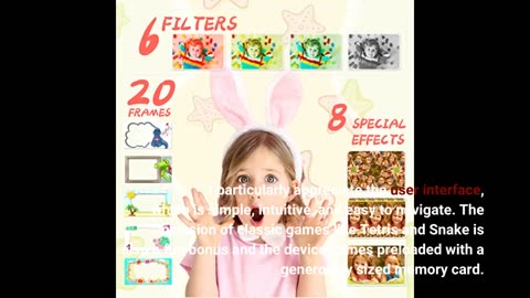 Ushining Digital Camera Instant Camera Children 2.4 Inch Screen