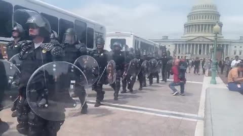 Riot Police Have Been Spotted Moving Towards The Supreme Court