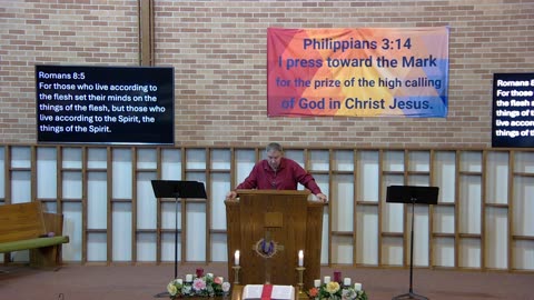 Sunday morning service