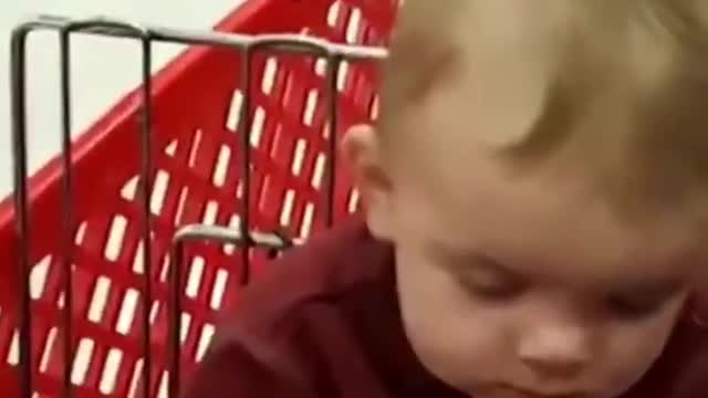 Cute Baby Falling Sleep Moment Very Funny