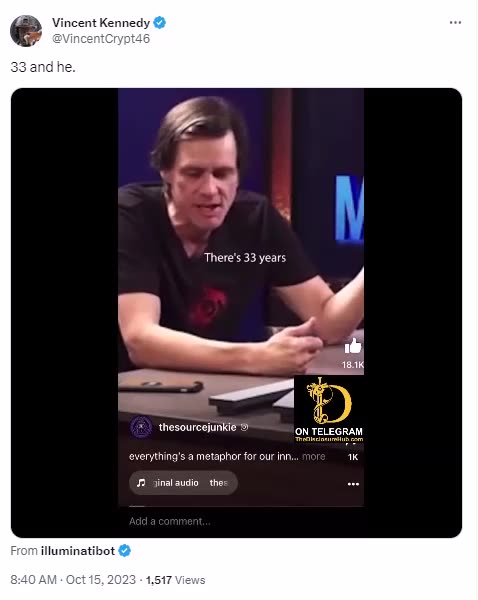 Jim Carey: 33 and me!