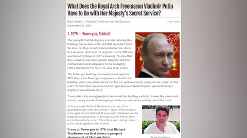 Dla kogo pracuje Vladimir Putin? Stop Bezprawiu