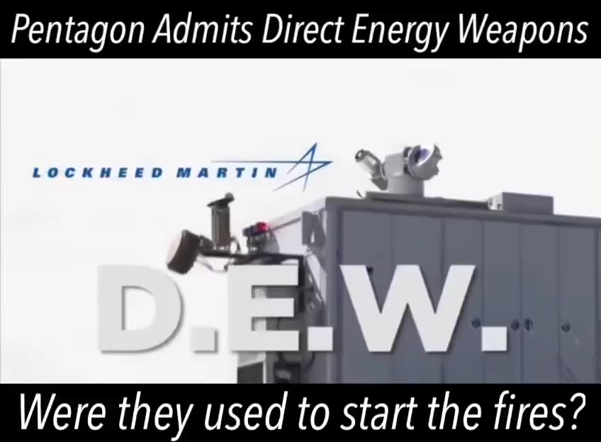 Pentagon Admits DEW - Direct Energy Weapons