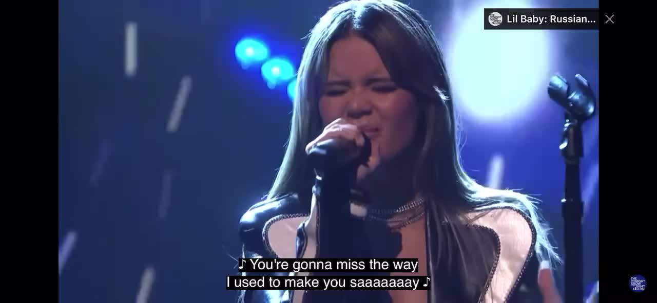 Zedd and Maren Morris performing make you say