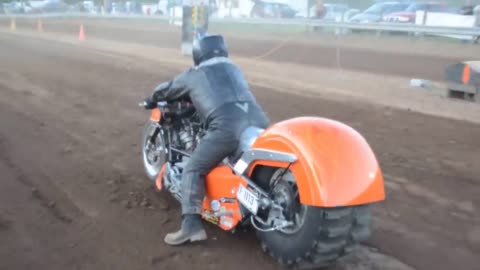 Top Fuel Motorcycle Dirt Drag Racing