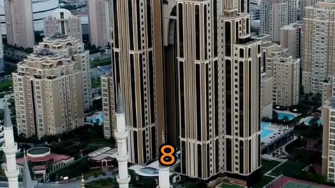 Top 10 Countries with Most Buildings above 150 meters