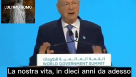 Delirio di Klaus Schwab. Un rappresentante del nuovo ordine mondiale