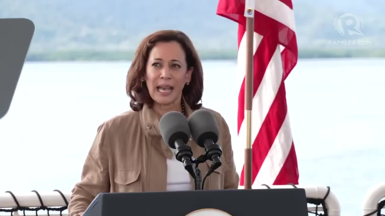 US VP Kamala Harris meets with Philippine