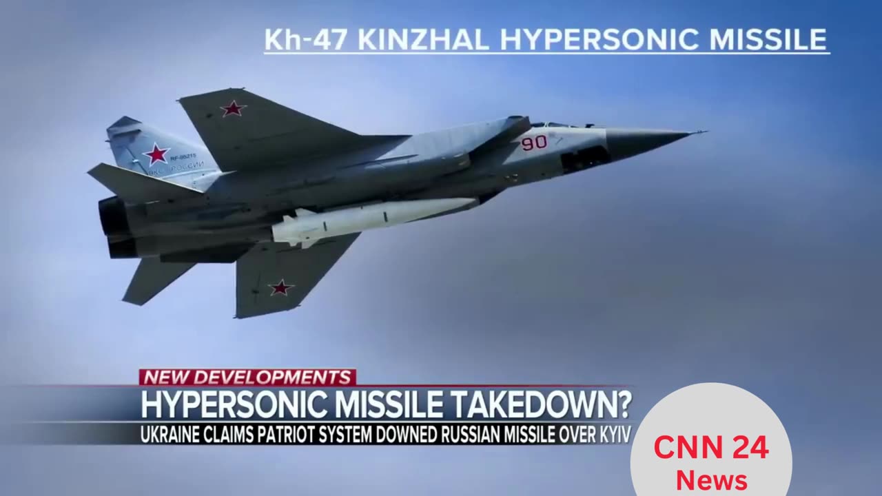 Ukraine claims Russian hypersonic missile shot down l CNN24