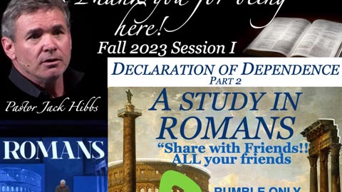 BSYW First Fall Session Romans Chapter 8, September 1, 2023