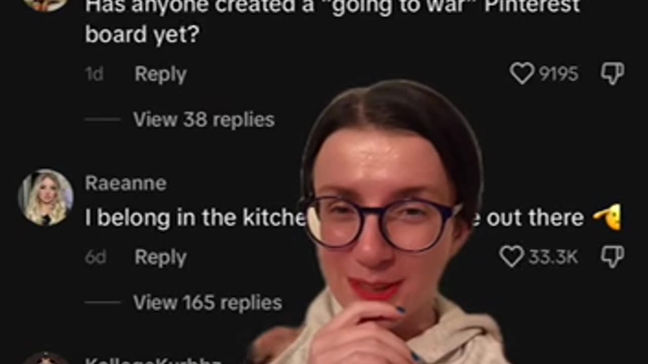 Generation Z females be like, their excuses to avoid the draft if WW3 starts.. 😁