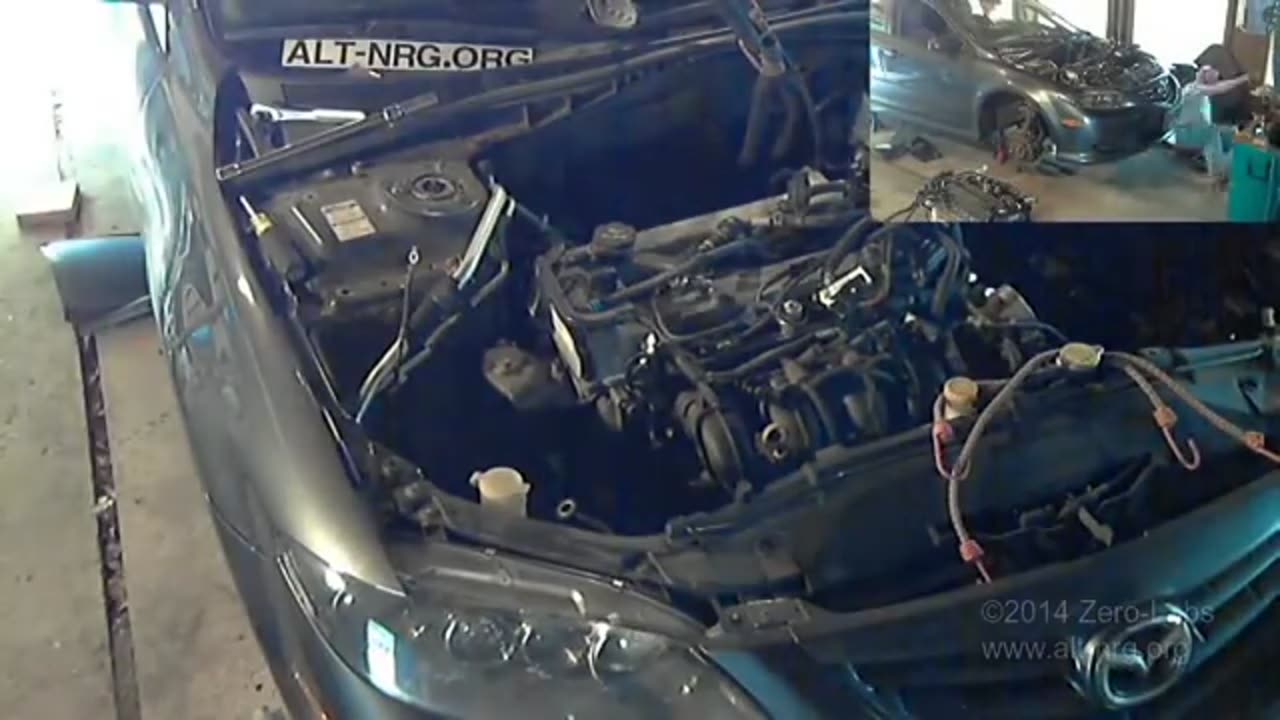 #362 - 20140604 - Mazda 6 engine swap time lapse