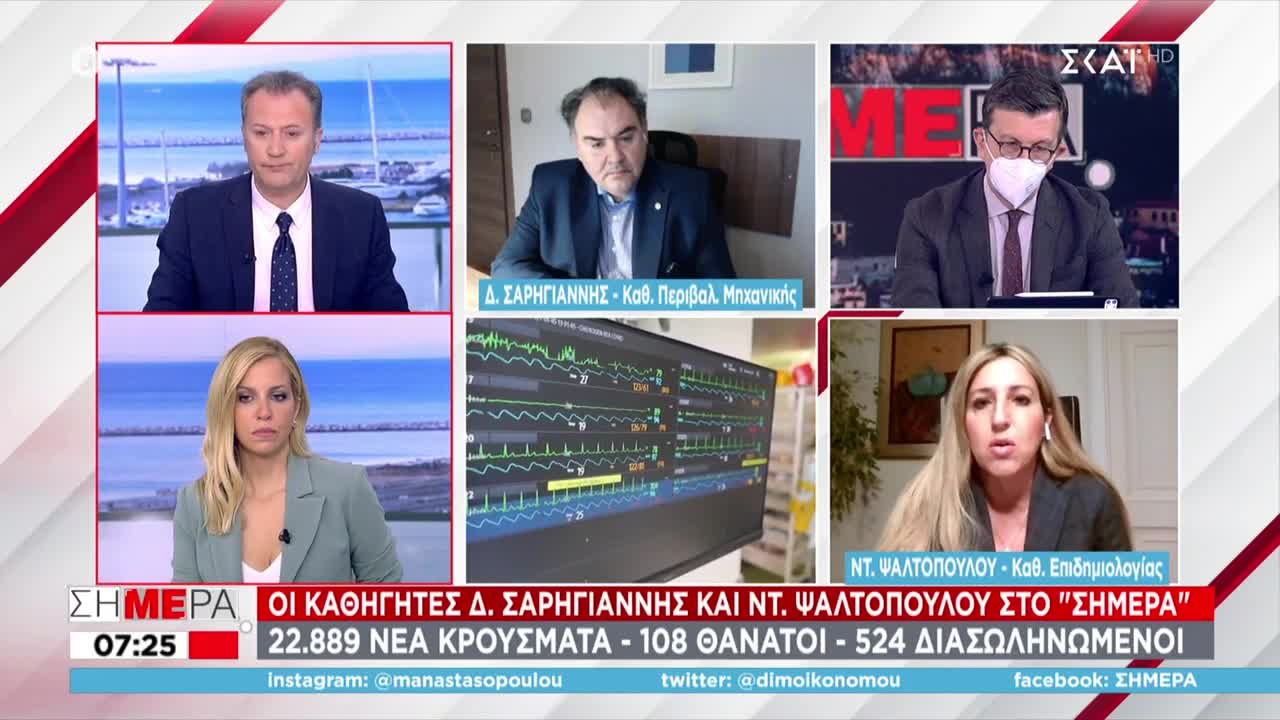 ΨΑΛΤΟΠΟΥΛΟΥ ΠΑΡΑΔΟΧΗ-100 ΘΑΝΑΤΟΥΣ ΤΗΝ ΗΜΕΡΑ ΑΠΟ ΚΟΡΩΝΟΙΟ Η ΜΕ ΚΟΡΩΝΟΙΟ.