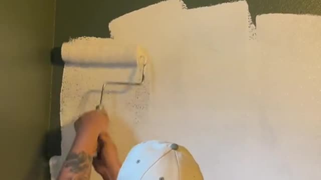 When we painted our bathroom dark green because we wanted a "moody" bathroom