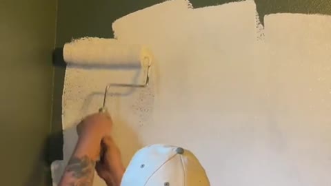 When we painted our bathroom dark green because we wanted a "moody" bathroom