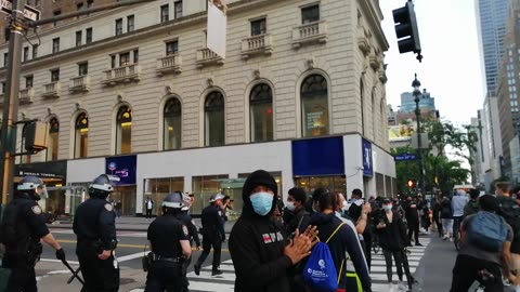 New York Protest Vaccine Mandates Police Brutality