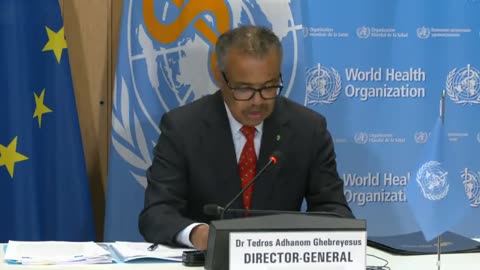 WHO's Tedros yesterday on the "Global Digital Health Certificate" yesterday.