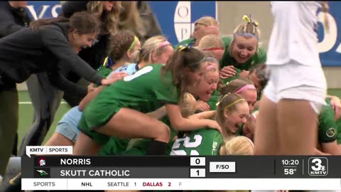 Girls' State Soccer Finals: Gretna & Skutt Catholic Compete Three-Peat