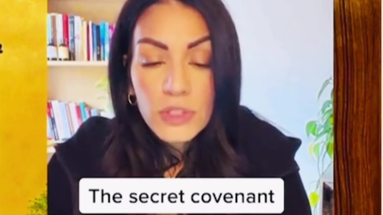 The Secret Covenant: woman read text