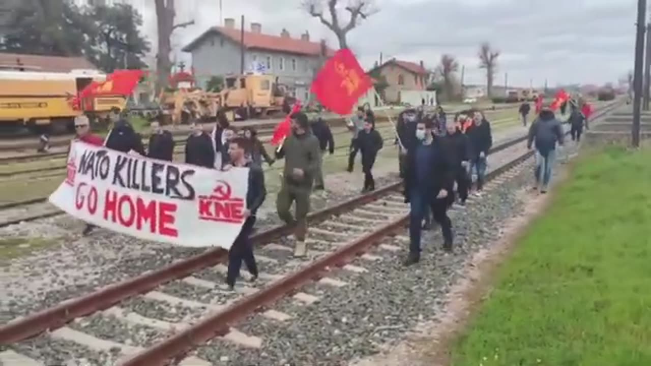 Greece: Protesters Block NATO Armaments Bound for Ukraine