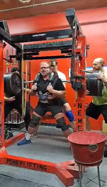 785 lb Marrs bar squat 1/17/23