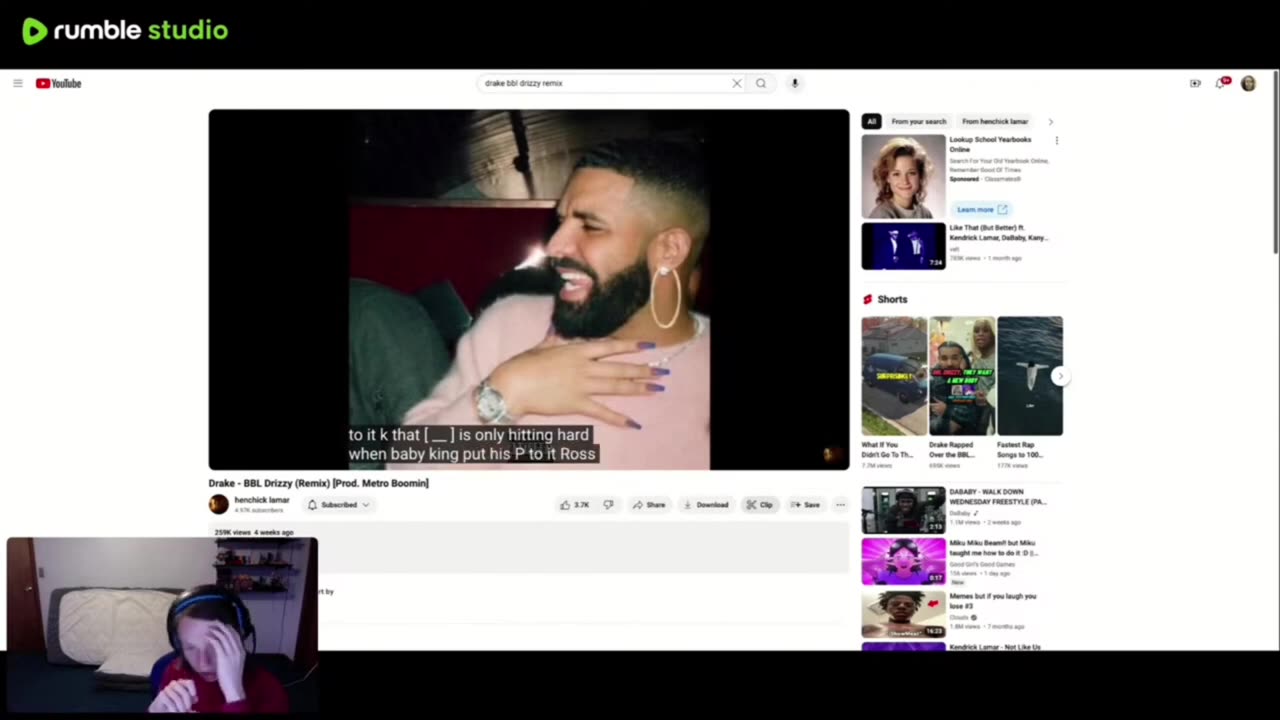 Reacting to BBL Drizzy Drake Verse