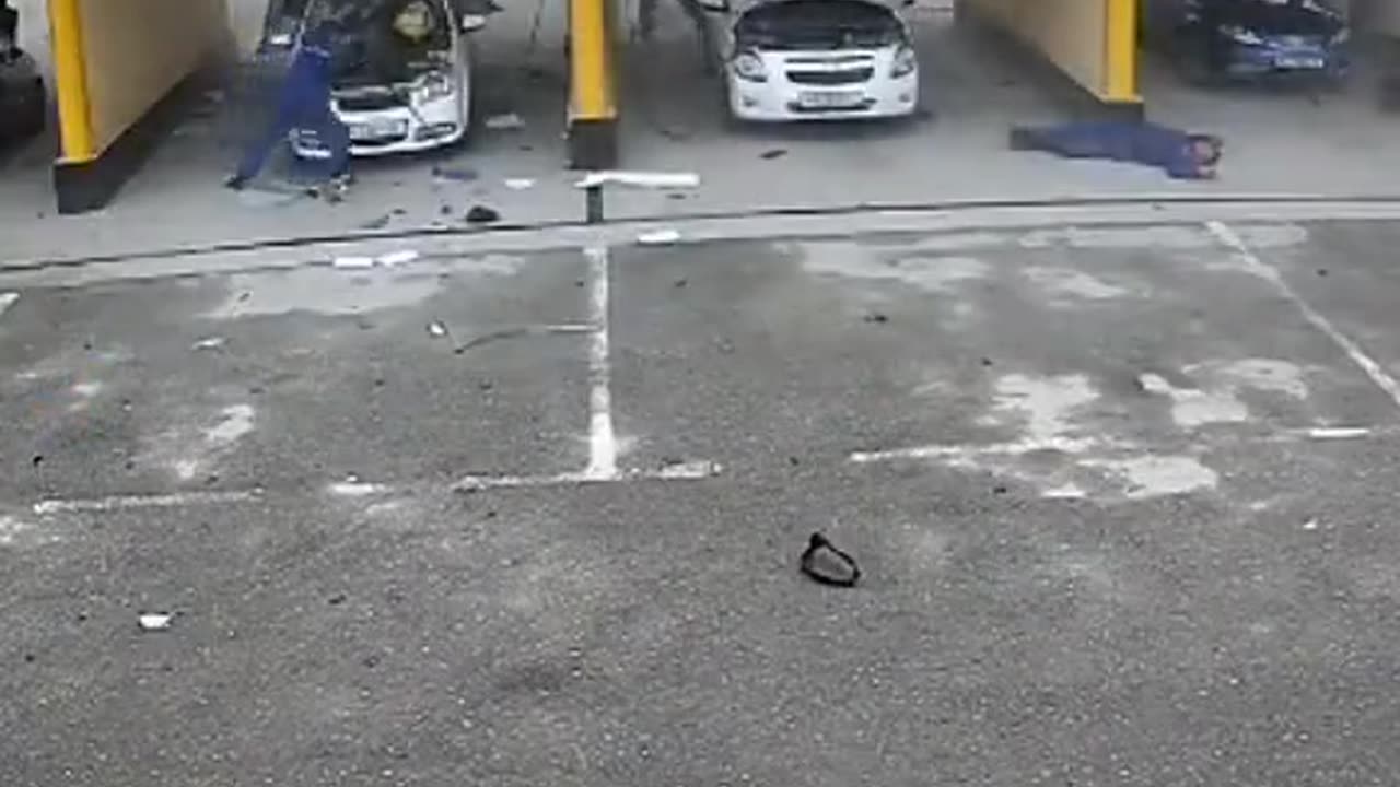 Electric Car Battery Explosion!