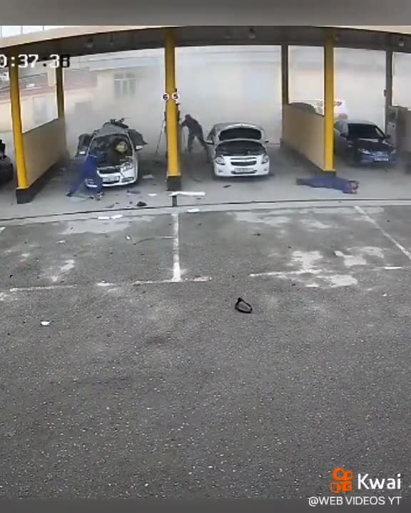 Electric Car Battery Explosion!
