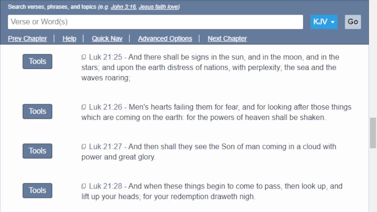 An instrument of the armies above!