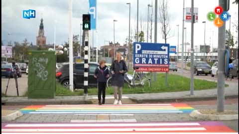 Alkmaars eerste LHBTI verkeerslicht een feit