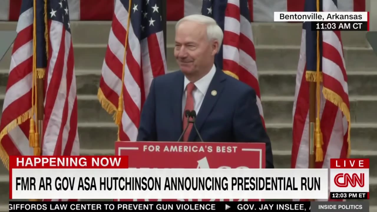 Asa Hutchinson Throws His Hat In The Ring For 2024