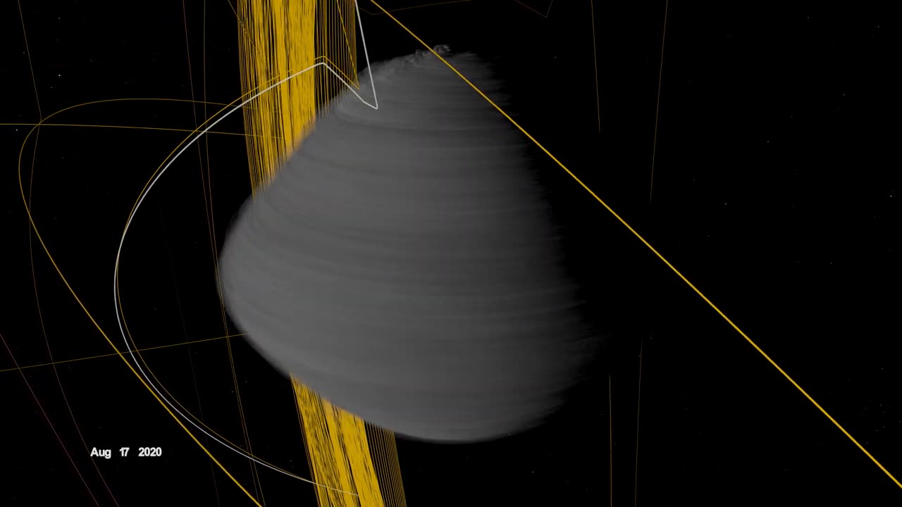 OSIRIS-REx Slings Orbital Web Around Asteroid to Capture Sample 4K