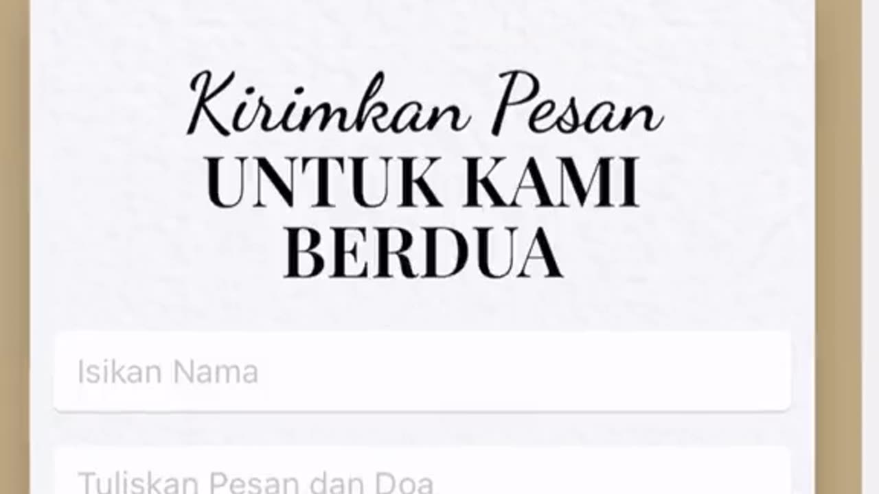 Pesan Undangan Pernikahan Digital