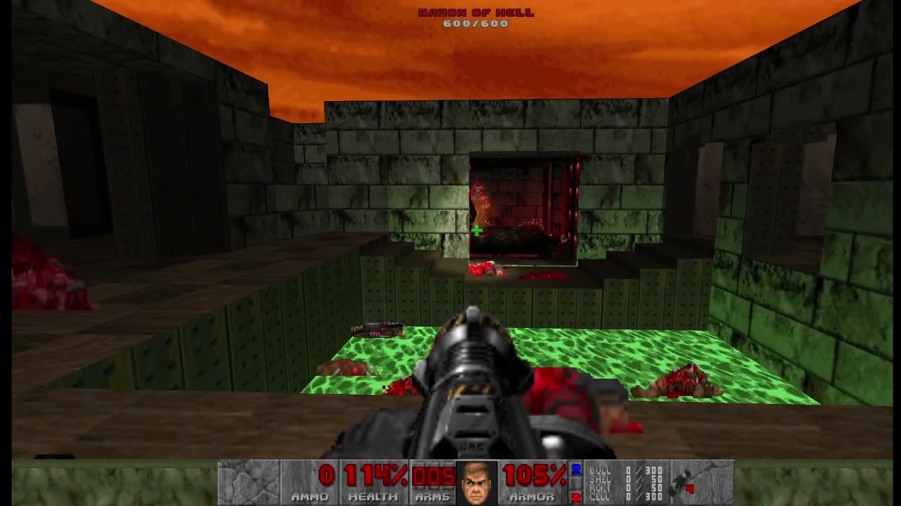 Brutal Doom - Thy Flesh Consumed - Tactical - Hard Realism - Hell Beneath (E4M1)