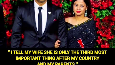 Ms dhoni with his wife