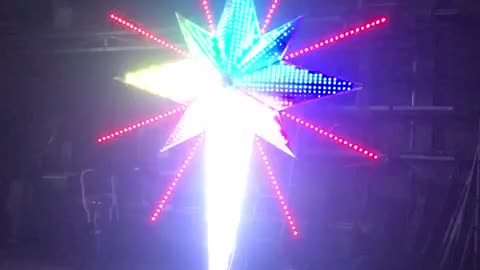 Christmas Star - Nice effects | Ngo Tu ADV 0908352248 #ngôi_sao #ledfull #ngotu