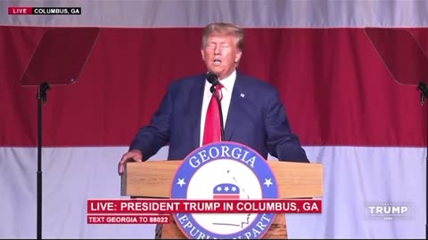 Trump in Georgia today at the Republican convention.