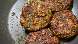 Quick and Easy! MUSHROOM BURGER PATTY recipe vegan