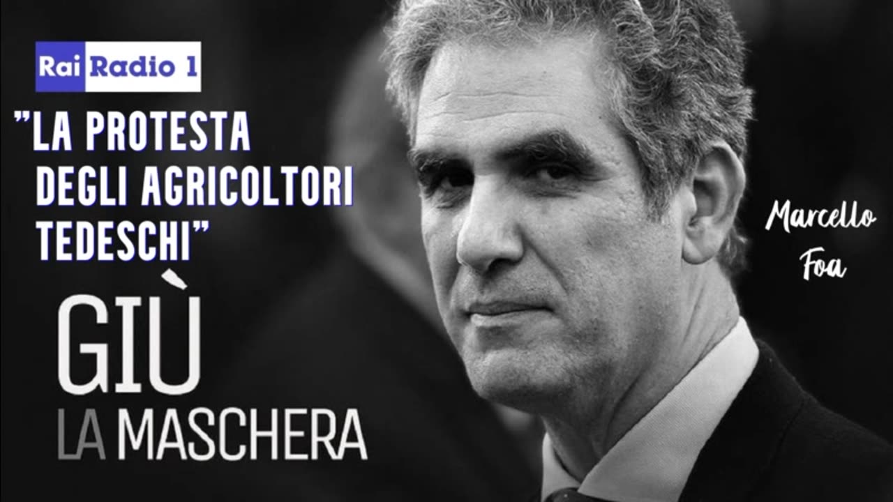 🔴 La protesta degli agricoltori tedeschi - Giù la maschera di Marcello Foa (11/01/2024).