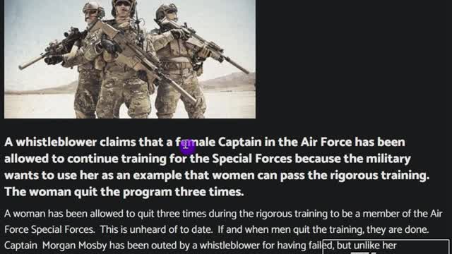 Special Forces Lower Standards In The Name of Diversity